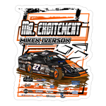 Miken Iverson | 2025 |  Kiss-Cut Vinyl Decal 2 - white matte
