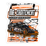 Miken Iverson | 2025 |  Kiss-Cut Vinyl Decal 2 - white matte