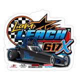 Liam Leach | 2024 | Kiss-Cut Vinyl Decal 2 - white matte