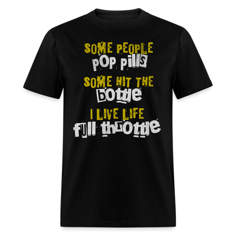 Live Life Full Throttle | FSR Merch | Adult Shirt - black