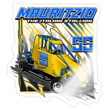 Mauritzio Martinelli | 2026 | Kiss-Cut Vinyl Decal 2 - white glossy