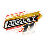 Hagen Langley | 2025 |  Kiss-Cut Vinyl Decal - transparent glossy