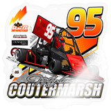 Myles Coutermarsh | 2025 |  Kiss-Cut Vinyl Decal 2 - transparent glossy