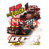 BCR | 2026 | Kiss-Cut Vinyl Decal - transparent glossy