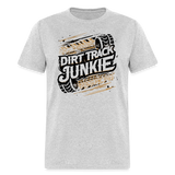 Dirt Track Junkie | FSR Merch | Adult Shirt - heather gray