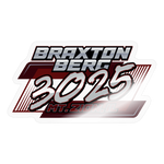 Braxton Berg | 2025 |  Kiss-Cut Vinyl Decal - transparent glossy