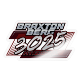 Braxton Berg | 2025 |  Kiss-Cut Vinyl Decal - transparent glossy