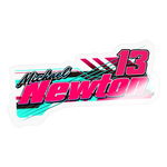 Michael Newton | 2025 |  Kiss-Cut Vinyl Decal - transparent glossy