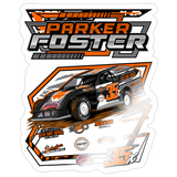 Parker Foster | 2026 | Kiss-Cut Vinyl Decal 2 - white glossy