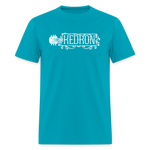 KEDRON | White Logo | Adult T-Shirt - turquoise