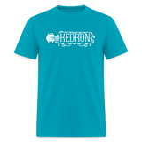 KEDRON | White Logo | Adult T-Shirt - turquoise