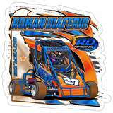 Roman Diaferio | 2024 | Kiss-Cut Vinyl Decal 2 - white matte
