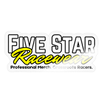 Five Star Racewear | Kiss-Cut Vinyl Decal - transparent glossy