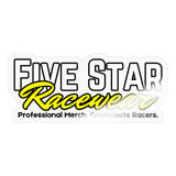 Five Star Racewear | Kiss-Cut Vinyl Decal - transparent glossy