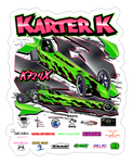 Karter K | 2024 | Kiss-Cut Vinyl Decal 2