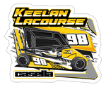 Keelan LaCourse | 2024 | Kiss-Cut Vinyl Decal 2