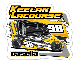 Keelan LaCourse | 2024 | Kiss-Cut Vinyl Decal 2