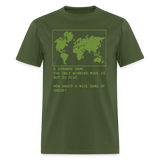 A Strange Game - War Games Inspired | Adult T-Shirt - military green