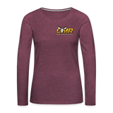 Owen Mossow | 2026 | Women's LS T-Shirt - heather burgundy
