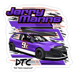 Jerry Manns | 2025 |  Kiss-Cut Vinyl Decal 2 - white matte