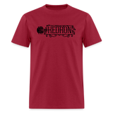KEDRON | Black Logo | Adult T-Shirt - dark red