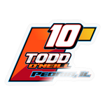 Todd O’Neill | 2025 |  Kiss-Cut Vinyl Decal - transparent glossy