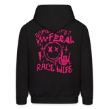 Feral Race Wife Pink | FSR Merch | Adult Hoodie - black