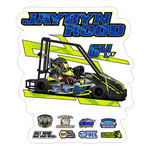 Jaybyn Rood | 2025 |  Kiss-Cut Vinyl Decal 2 - white matte