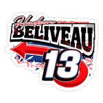 Hudson Beliveau | 2025 |  Kiss-Cut Vinyl Decal - white matte