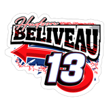 Hudson Beliveau | 2025 |  Kiss-Cut Vinyl Decal - white matte