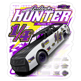 Ambria Hunter | 2026 | Kiss-Cut Vinyl Decal 2 - white glossy