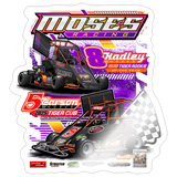 Moses Racing | 2026 | Kiss-Cut Vinyl Decal 2 - white glossy