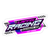 Laffin Racing | 2025 | Kiss-Cut Vinyl Decal - white matte