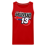 Hudson Beliveau | 2025 | Men's Tank - red