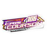 Cris Courson | 2026 | Kiss-Cut Vinyl Decal - transparent glossy