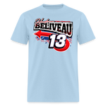 Hudson Beliveau | 2025 | Adult T-Shirt - powder blue