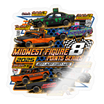 Midwest Figure 8 | 2025 |  Kiss-Cut Vinyl Decal 2 - transparent glossy
