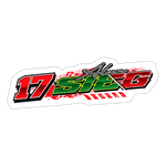 Alan Sieg | 2025 |  Kiss-Cut Vinyl Decal - white matte