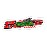 Alan Sieg | 2025 |  Kiss-Cut Vinyl Decal - white matte