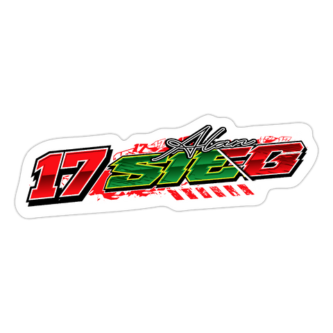Alan Sieg | 2025 |  Kiss-Cut Vinyl Decal - white matte
