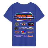 Pist-N-Broke Motorsports | 2025 | Youth T-Shirt - royal blue