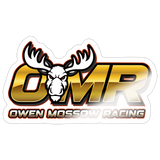 Owen Mossow | 2026 | Kiss-Cut Vinyl Decal - white glossy