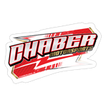 Chaber Motorsports | 2025 |  Kiss-Cut Vinyl Decal - white glossy