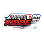 Jordan Kibbe | 2025 |  Kiss-Cut Vinyl Decal - white glossy