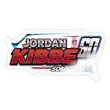 Jordan Kibbe | 2025 |  Kiss-Cut Vinyl Decal - white glossy