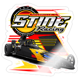 Stine Racing | 2026 | Kiss-Cut Vinyl Decal 2 - white glossy