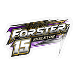 Adam Forster | 2025 |  Kiss-Cut Vinyl Decal - transparent glossy
