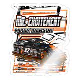 Miken Iverson | 2025 |  Kiss-Cut Vinyl Decal 2 - white glossy
