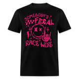 Feral Race Wife Pink | FSR Merch | Adult Shirt - black