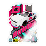 Michael Newton | 2025 |  Kiss-Cut Vinyl Decal 2 - transparent glossy